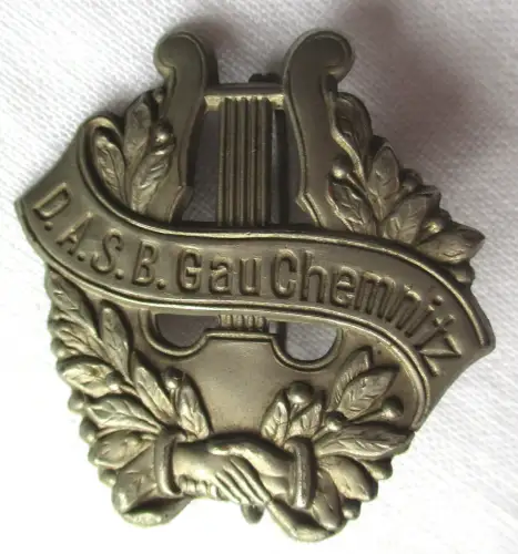 seltenes Abzeichen D.A.S.B. Gau Chemnitz Deutscher Arbeitersängerbund (111947)