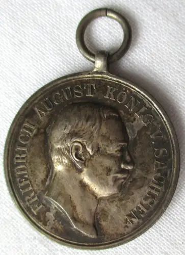 Sachsen Silber Medaille für Treue in der Arbeit (115790)