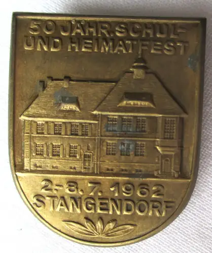 DDR Abzeichen 50 Jähriges Heimat und Schulfest Stangendorf 1962 (118736)