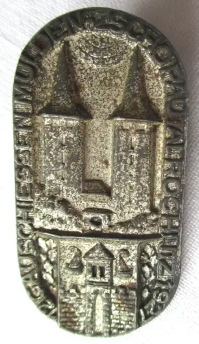 seltenes Abzeichen 12.Gauschiessen Mulden Zschopautal Rochlitz 1927 (113171)