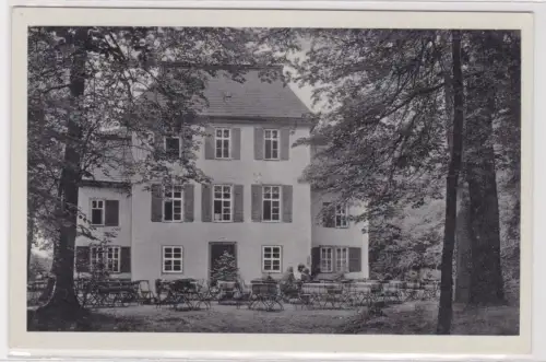 909977 AK Waldrestaurant und Pensionshaus Jagdschloß Fasanerie bei Schwarzburg