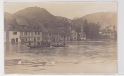 69598 Foto AK Hochwasserkatastrophe Photograph Bernh. Stephan Boppard