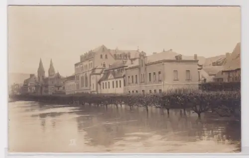 92800 Foto AK Hochwasserkatastrophe Photograph Bernh. Stephan Boppard