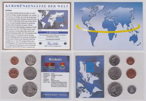 KMS Kursmünzensätze der Welt KMS 6 Münzen Kiribati Dollar im Blister (127084)