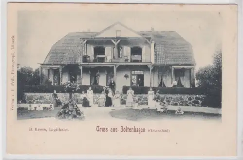 910780 Ak Gruss aus Boltenhagen (Ostseebad) - H. Reese , Logirhaus um 1900