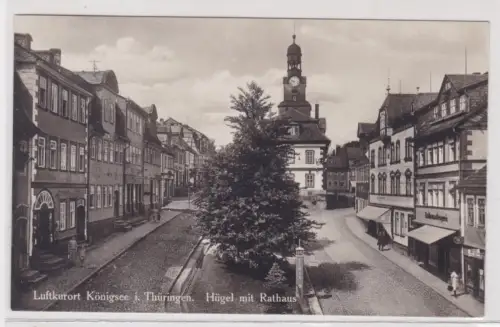 910784 Ak Luftkurort Königsee i. Thür. - Hügel mit Rathaus 1928