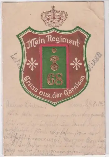 12405 Präge Regiments Ak Riesa Kgl. Sächs. 6. Feld-Artillerie-Regiment Nr. 68