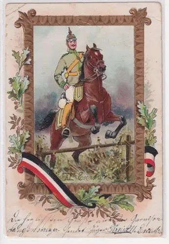 94131 Regiment Ak Jäger zu Pferde Chemnitz 1902