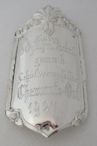 seltener Stocknagel 800er Silber Schützengesellschaft Chemnitz Ost 1927 (134396)