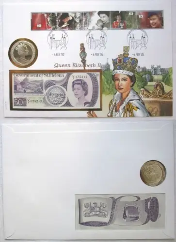 Numisbrief mit 1 Crown Silber Münze Gibraltar 1991 Stgl. (134379)