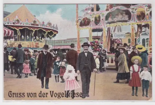 909952 AK Dresden - Gruss von der Vogelwiese, Sporttheater 1908