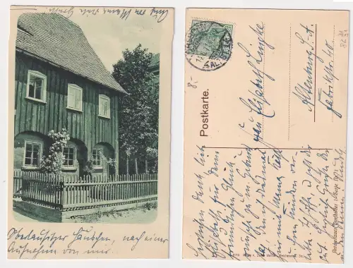 909940 Ak Reichenauer Dorfbilder I. Serie Nr. 1 Reichenau Sachsen 1911