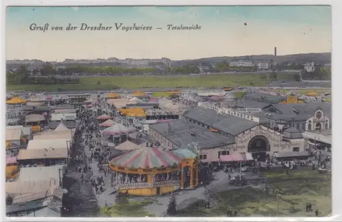 909946 Ak Dresden Gruss von der Dresdner Volgelwiese Totalansicht 1929