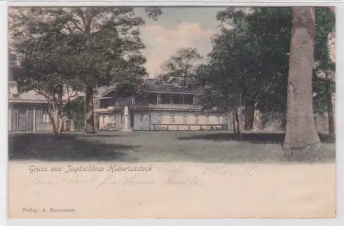 910056 AK Gruss aus Jagdschloss Hubertusstock - Verlag A. Ranzmann