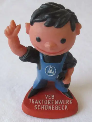 Original DDR Gummifigur Werbefigur Schmiermaxe Traktorenwerk Schönebeck (144333)