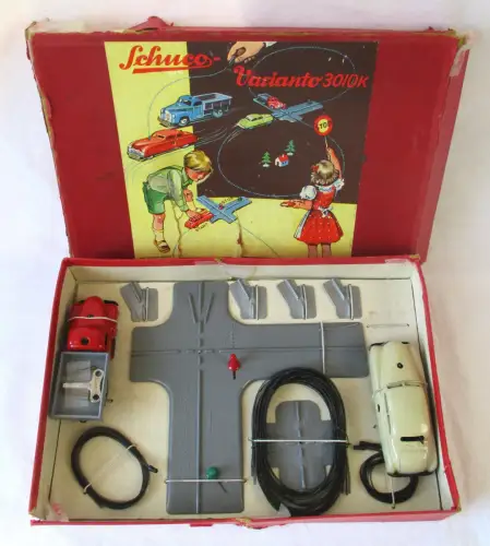 Blechspielzeug Schuco Varianto 3010 K 3041 & 3042 mit Originalkarton (100260)