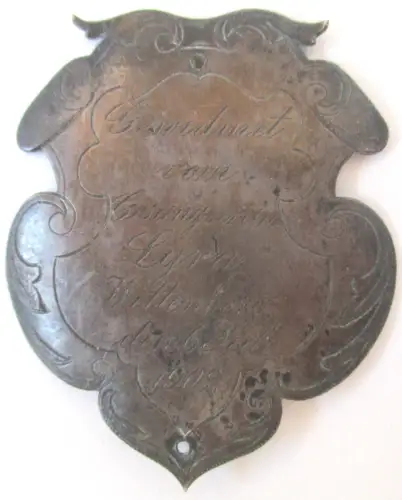 seltener Stocknagel Silber Gesangverein Lyra Wittenberg 1902 (140853)