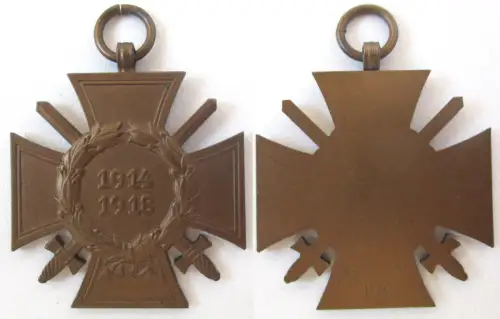 Ehrenkreuz für Frontkämpfer 1914-1918 Herstell. Heinrich Kissing Menden (146139)