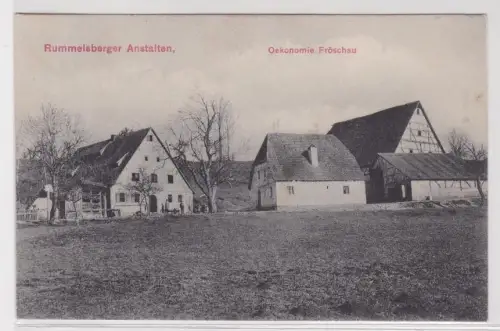 50768 Ak Rummelsberger Anstalten Oekonomie Fröschau 1908