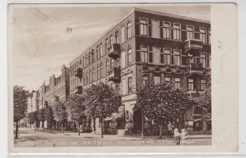 68194 Ak Rüstringen i.O.Restaurant Thüringer Hof um 1928