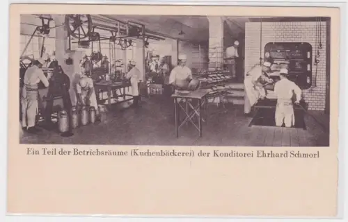 906473 Ak Dresden Kuchenbäckerei der Konditorei Ehrhard Schmorl um 1920