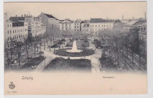 58614 Ak Leipzig Marienplatz um 1900