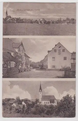 65785 Mehrbild Ak Massenhausen in Bayern Ortsansichten 1925