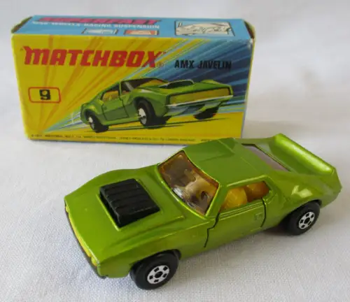 Matchbox Superfast AMX Javelin Nr. 9 Lesney Products 1972 OVP (167870)