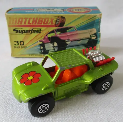 Matchbox Superfast Baja Buggy Nr. 73 Lesney Products 1971 OVP (167827)