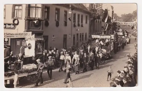 910760 Foto AK Handwerkerumzug Parade Glaser Handwerk um 1940