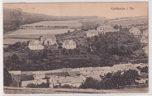 25437 Ak Gottleuba in Sachsen Totalansicht 1922