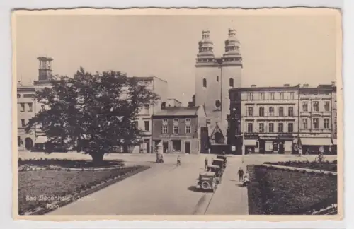 70271 Ak Bad Ziegenhals in Schlesien Głuchołazy Ring um 1930