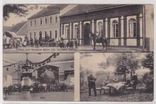 36470 Mehrbild Ak Gruß aus Grosswig Gasthof zum deutschen Kaiser um 1910
