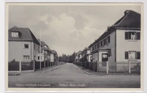 04229 Feldpost Ak Schwarzenbach an der Saale Robert Koch Straße 1939