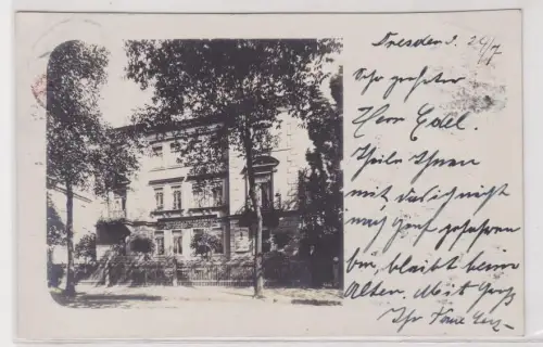 909949 Foto Ak Dresden Kunstmühle Pratzschwitz, Kartoffelhandlung 1907