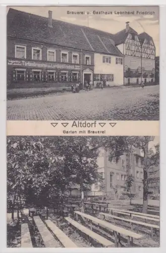 32680 Mehrbild Ak Altdorf Türken Brauerei und Gasthaus um  1910