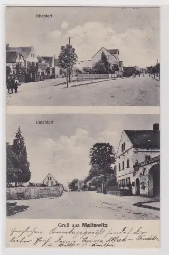 15695 Mehrbild Ak Gruß aus Meltewitz Oberdorf und Unterdorf 1926