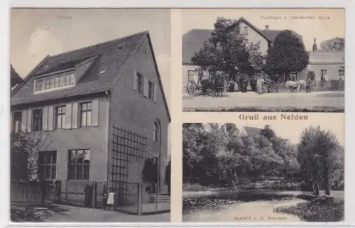 27932 Mehrbild Ak Gruß aus Neiden Gasthaus zum deutschen Haus 1915