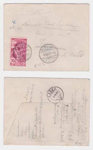 910775 Brief Schweiz von Buchs Bhf. nach Fadug Canton de Vaud 1900