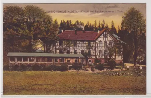 909232 Ak Pensionshaus Klostermühle bei Reinhardsbrunn in Thüringen um 1920