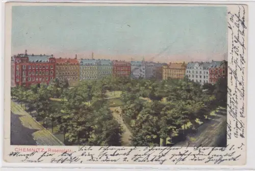 909103 Ak Chemnitz Rosenplatz 1905