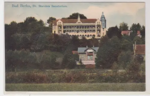907475 Ak Bad Berka Dr. Starckes Sanatorium 1910