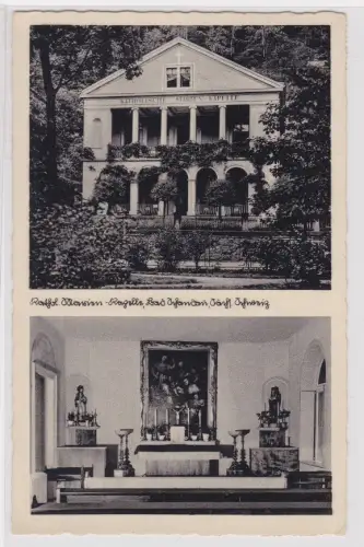 909218 Ak Bad Schandau Kathol. Marien Kapelle Sächsische Schweiz 1940