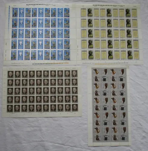 DDR Briefmarken Bögen Nr. 430 + 3226-3229 + 3252-3253 + 3254-3255 (122820)