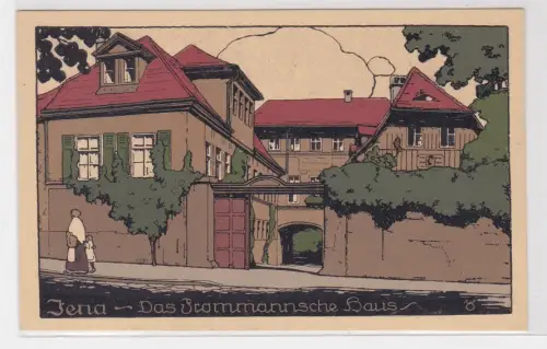 78284 Ak das Frommannsche Haus in Jena. um 1930