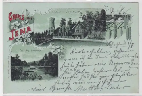 70359 Mehrbild Ak Gruss aus Jena. 1900