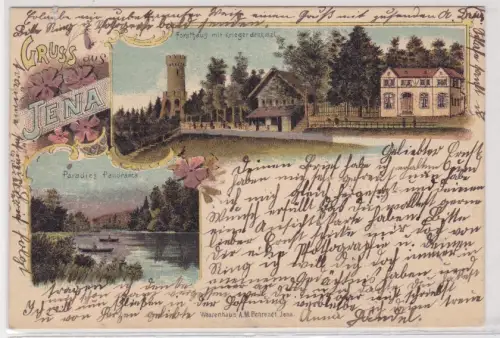 908881 Mehrbild Ak Gruss aus Jena. 1900
