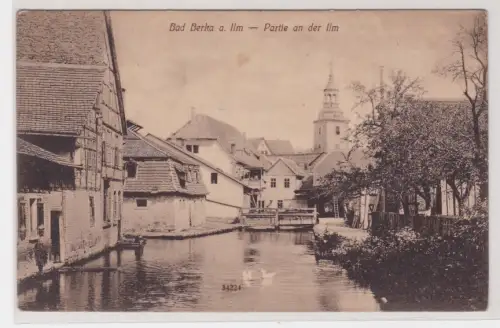 909472 Ak Bad Berka an der Ilm Partie an der Ilm um 1920