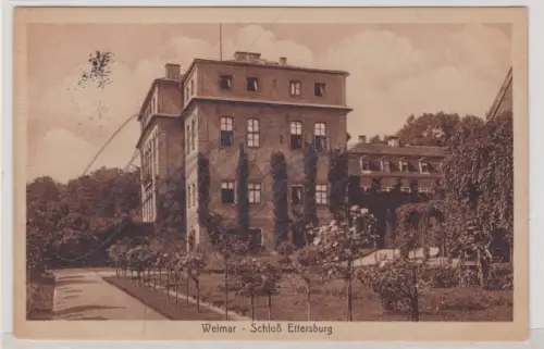909473 Ak Weimar Schloss Ettersburg 1921