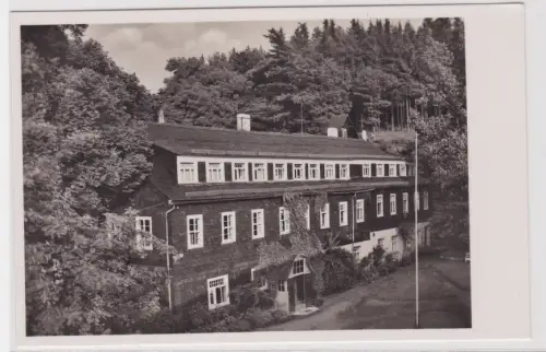909710 Ak Wickersdorf bei Saalfeld Pension altes Forsthaus um 1940